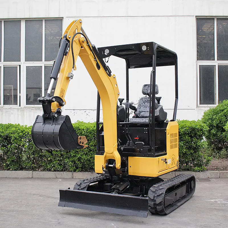 2-ton zero-tail-swing compact excavator1 2 Ton Compact Excavator