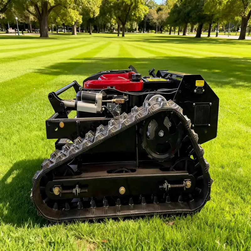 Robotic Lawn Mower1 SN-550J Remote-Controlled Tracked Lawn Mower
