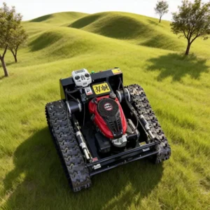 Robotic Lawn Mower2_1 SN-550J Remote-Controlled Tracked Lawn Mower