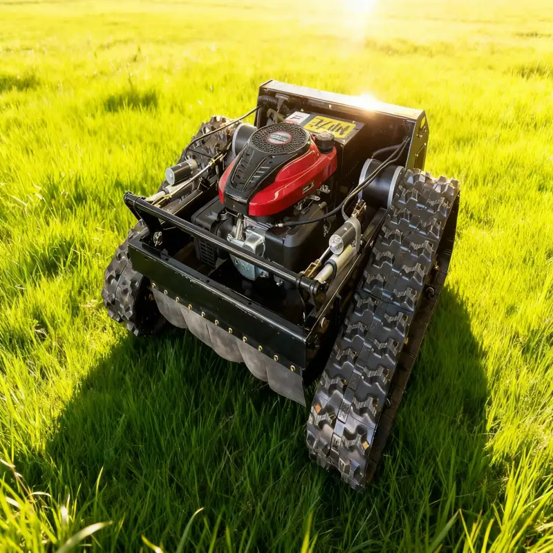 Robotic Lawn Mower3 SN-550J Remote-Controlled Tracked Lawn Mower